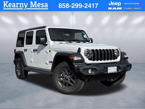Bright White Clearcoat 2026 Jeep Wrangler Sport S