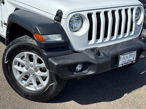 Bright White Clearcoat 2023 Jeep Wrangler Sport S