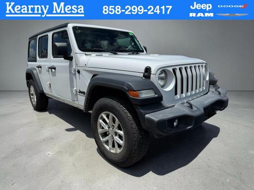 Bright White Clearcoat 2023 Jeep Wrangler Sport S