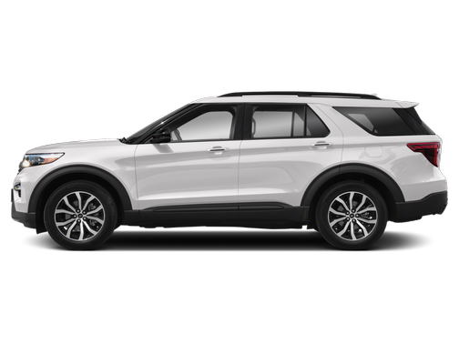 Star White Metallic Tri-Coat 2022 Ford Explorer ST