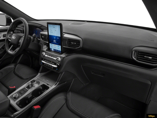 Star White Metallic Tri-Coat 2022 Ford Explorer ST