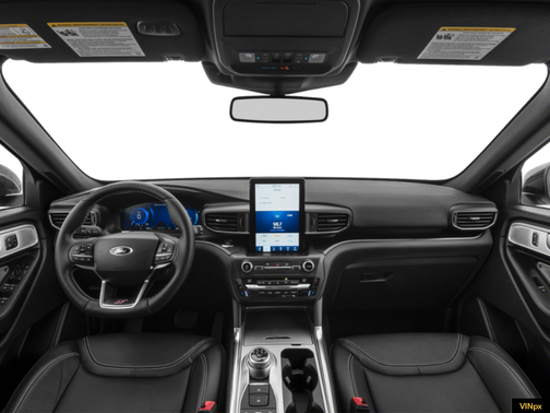 Star White Metallic Tri-Coat 2022 Ford Explorer ST