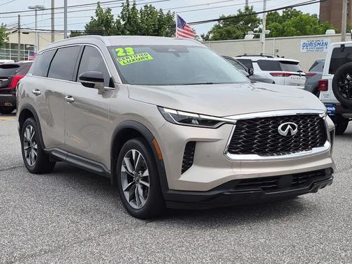 Warm Titanium 2023 INFINITI QX60 Luxe