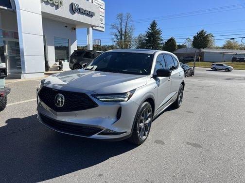 Lunar Silver Metallic 2023 Acura MDX A-Spec