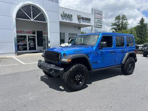 Hydro Blue Pearlcoat 2025 Jeep Wrangler Sport
