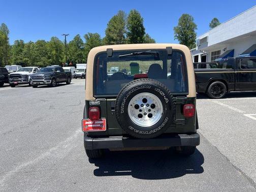 Green 1997 Jeep Wrangler Sport