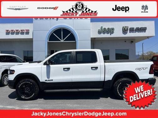 Bright White Clearcoat 2025 RAM 1500 Rebel