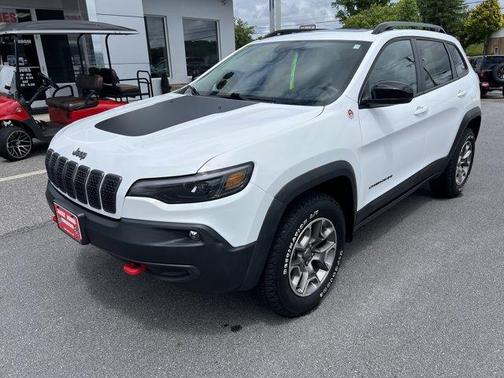 Bright White Clearcoat 2022 Jeep Cherokee Trailhawk