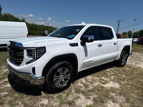 Summit White 2025 GMC Sierra 1500 SLT