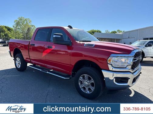Flame Red Clearcoat 2024 RAM 2500 Big Horn 4x4 Crew Cab 64 Box