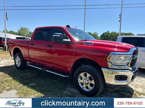 Flame Red Clearcoat 2024 RAM 2500 Big Horn 4x4 Crew Cab 64 Box