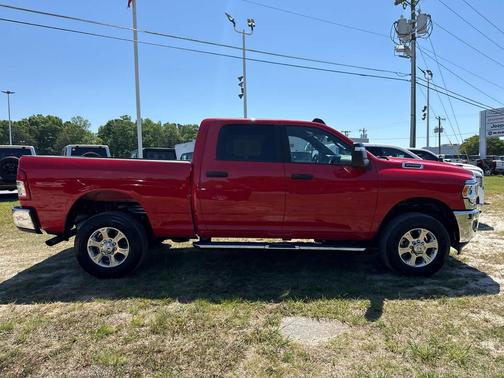 Flame Red Clearcoat 2024 RAM 2500 Big Horn 4x4 Crew Cab 64 Box