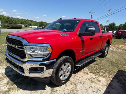 Flame Red Clearcoat 2024 RAM 2500 Big Horn 4x4 Crew Cab 64 Box