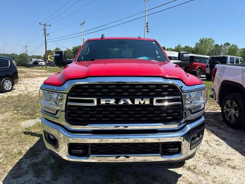 Flame Red Clearcoat 2024 RAM 2500 Big Horn 4x4 Crew Cab 64 Box