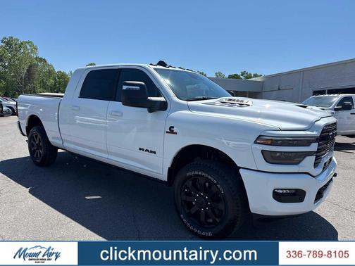 Bright White Clearcoat 2026 RAM 2500 Laramie 4x4 Mega Cab 64 Box