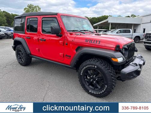 Firecracker Red Clearcoat 2022 Jeep Wrangler Willys