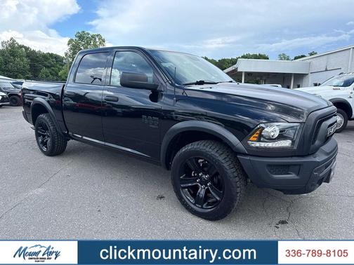Diamond Black Crystal Pearlcoat 2024 RAM 1500 Classic Warlock 4x4 Crew Cab 57 Box