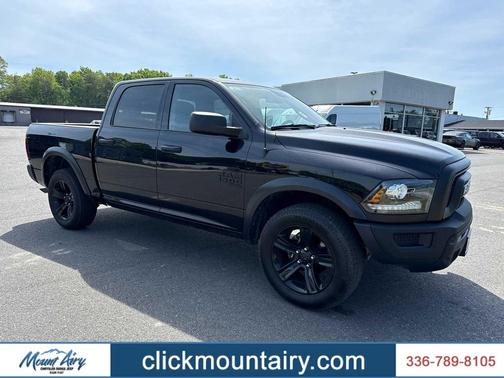 Diamond Black Crystal Pearlcoat 2024 RAM 1500 Classic Warlock 4x4 Crew Cab 57 Box