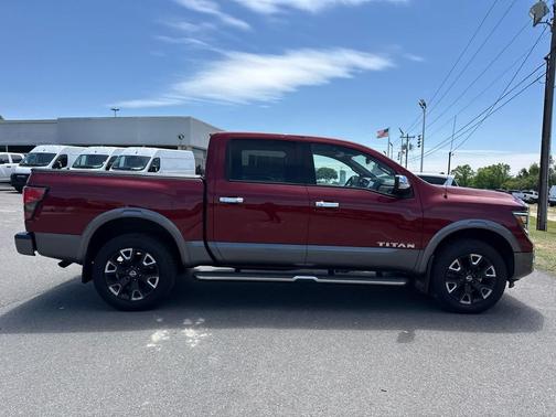 Cardinal Red Metallic 2021 Nissan Titan Platinum Reserve
