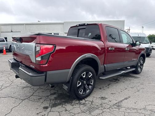 Cardinal Red Metallic 2021 Nissan Titan Platinum Reserve