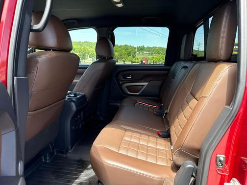 Cardinal Red Metallic 2021 Nissan Titan Platinum Reserve