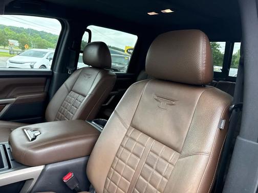Cardinal Red Metallic 2021 Nissan Titan Platinum Reserve