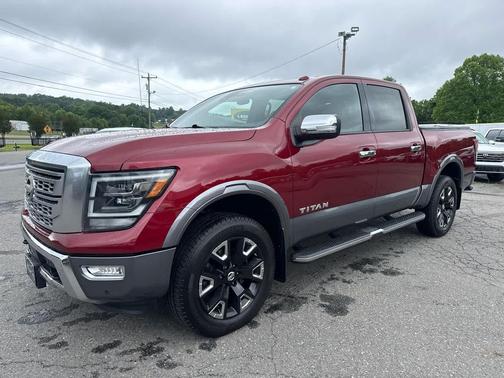 Cardinal Red Metallic 2021 Nissan Titan Platinum Reserve