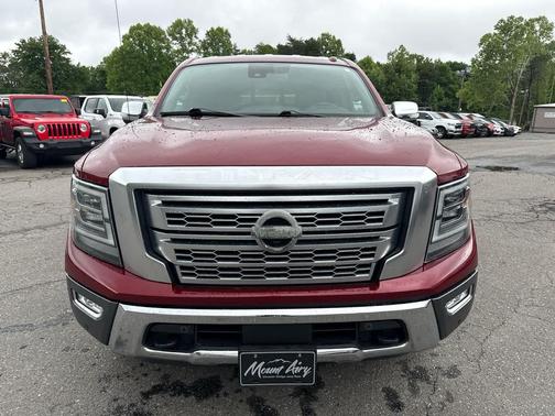Cardinal Red Metallic 2021 Nissan Titan Platinum Reserve