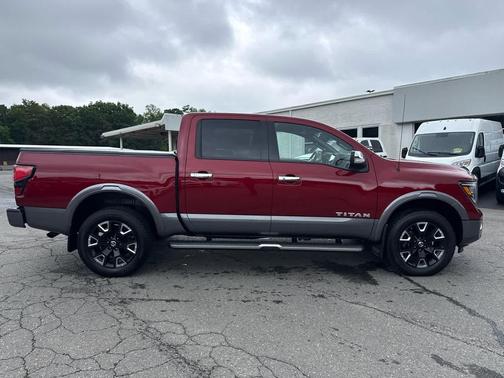 Cardinal Red Metallic 2021 Nissan Titan Platinum Reserve
