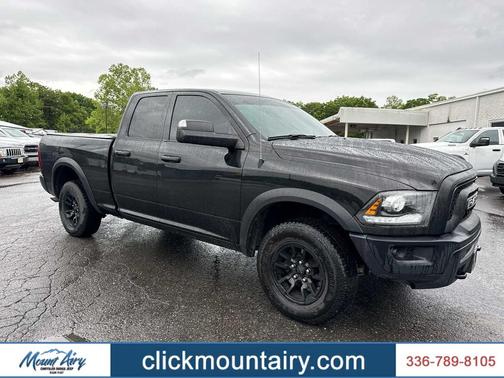 Diamond Black Crystal Pearlcoat 2021 RAM 1500 Classic Warlock 4x4 Quad Cab 64 Box