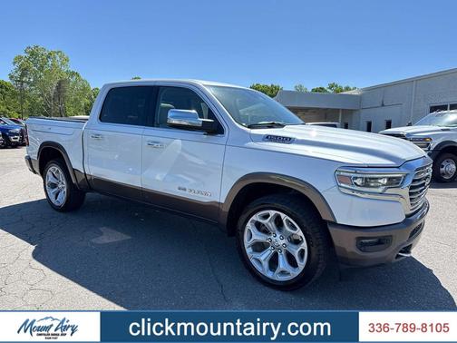 Ivory White Tri-Coat Pearlcoat 2020 RAM 1500 Longhorn