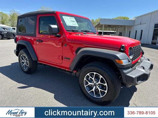 Firecracker Red Clearcoat 2026 Jeep Wrangler Sport S