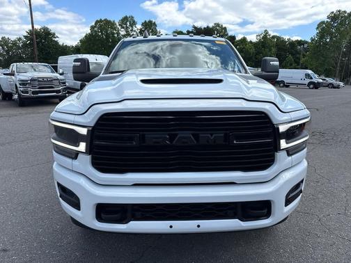 Bright White Clearcoat 2024 RAM 3500 Laramie 4x4 Crew Cab 64 Box