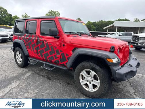 Firecracker Red Clearcoat 2023 Jeep Wrangler Sport S