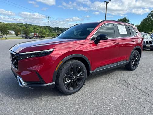 Radiant Red Metallic 2024 Honda CR-V Hybrid Sport Touring AWD