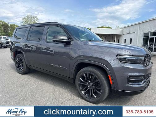 Baltic Gray Metallic Clearcoat 2024 Jeep Grand Wagoneer Series II Obsidian