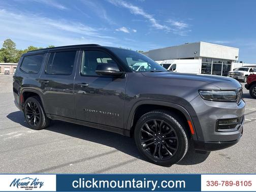 Baltic Gray Metallic Clearcoat 2024 Jeep Grand Wagoneer Series II Obsidian