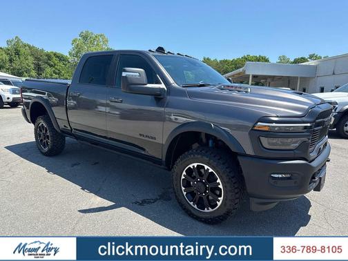 Granite Crystal Metallic Clearcoat 2025 RAM 2500 Rebel 4x4 Crew Cab 64 Box