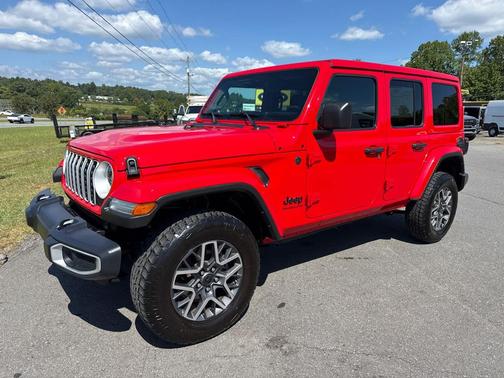 Firecracker Red Clearcoat 2025 Jeep Wrangler Sahara