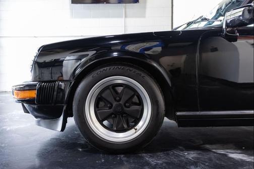 Black 1988 Porsche 911 Cabriolet