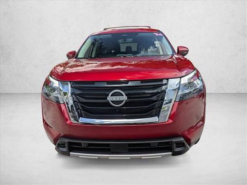 Scarlet Ember 2024 Nissan Pathfinder SL FWD