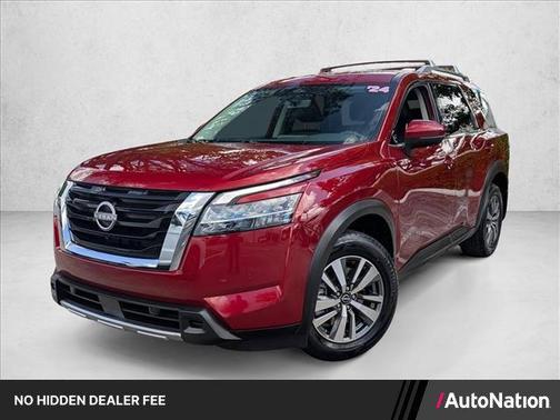 Scarlet Ember 2024 Nissan Pathfinder SL FWD