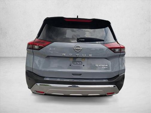 Boulder Gray Pearl/Super Black 2023 Nissan Rogue Platinum