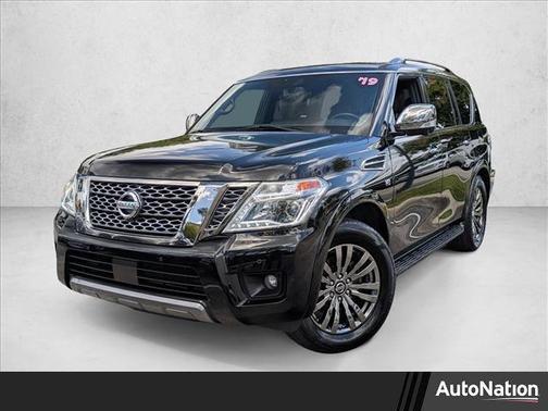 Super Black 2019 Nissan Armada Platinum
