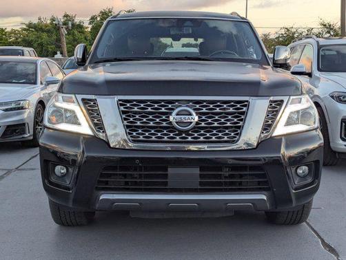 Super Black 2019 Nissan Armada Platinum