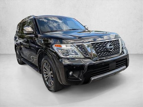 Super Black 2019 Nissan Armada Platinum