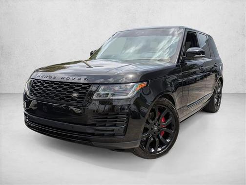 Santorini Black Metallic 2021 Land Rover Range Rover 3.0L V6 Turbocharged Diesel HSE Td6