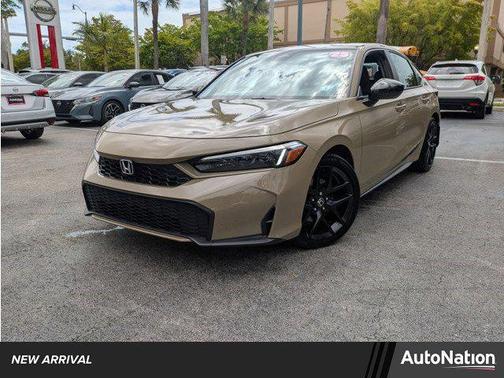 Maroon 2025 Honda Civic Hybrid Sport