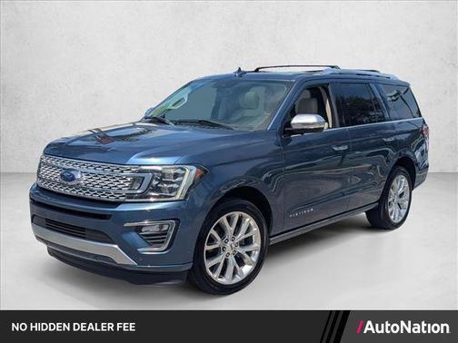 Blue Metallic 2019 Ford Expedition Platinum