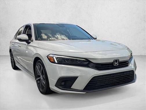 Platinum White Pearl 2024 Honda Civic Touring